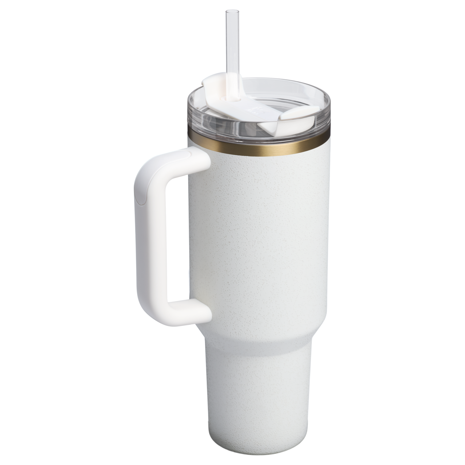 Splash-Resistant FlowState The Quencher H2.0 Flowstate Tumbler  | Stanley Create D332L - 40oz Large Capacity Car-Cup Friendly Quencher Detail