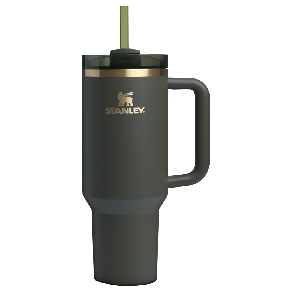 Splash-Resistant FlowState The Quencher H2.0 Flowstate Tumbler  | Stanley Create D332L - 40oz Large Capacity Car-Cup Friendly Quencher Detail