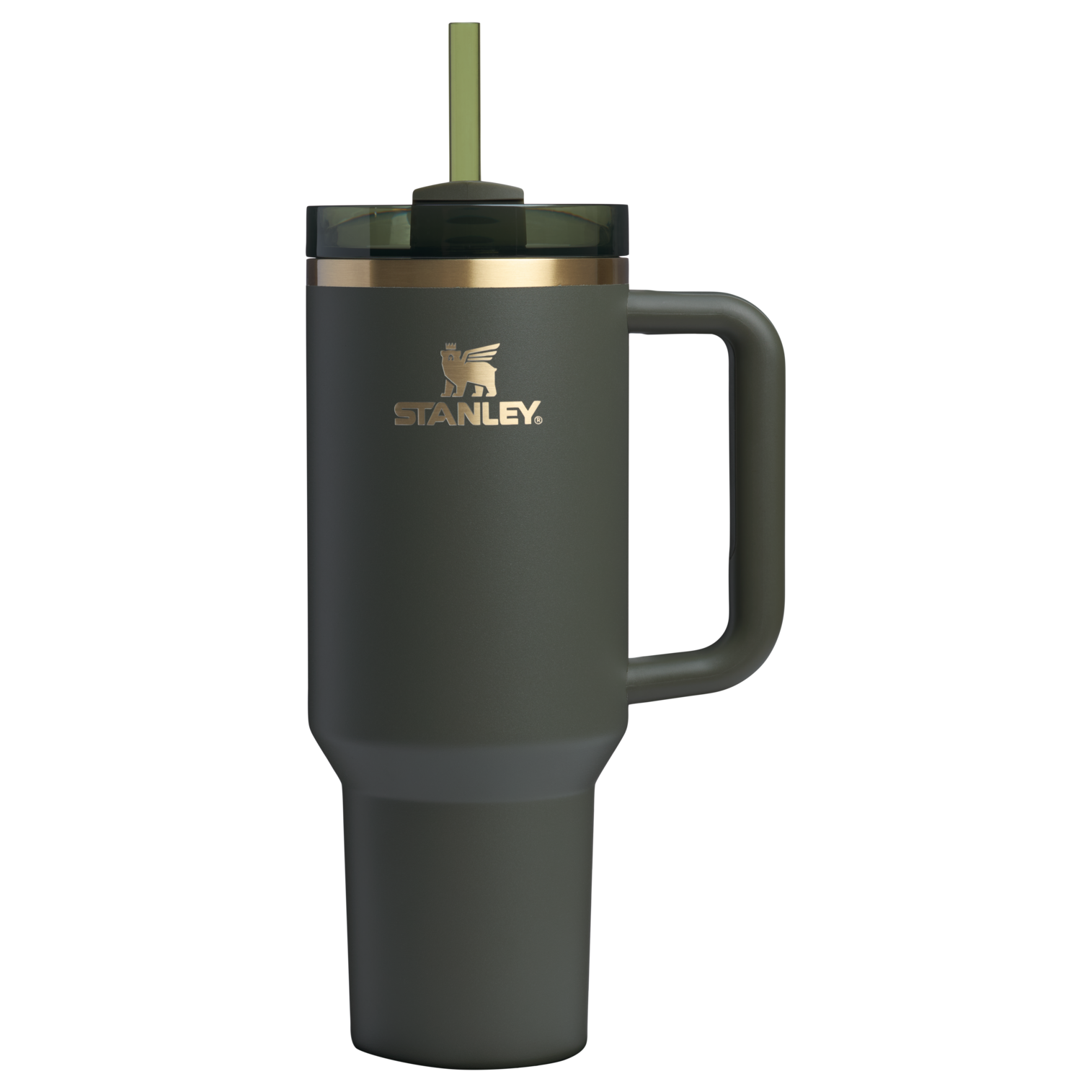 Splash-Resistant FlowState The Quencher H2.0 Flowstate Tumbler  | Stanley Create D332L - 40oz Large Capacity Car-Cup Friendly Quencher Detail