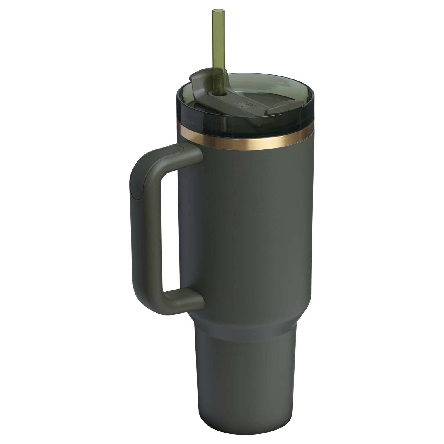 Splash-Resistant FlowState The Quencher H2.0 Flowstate Tumbler  | Stanley Create D332L - 40oz Large Capacity Car-Cup Friendly Quencher Detail
