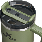 Insulated Travel The Quencher H2.0 Flowstate Tumbler D050X - Double-Wall Vacuum Insulated Travel Tumbler with Straw Detail