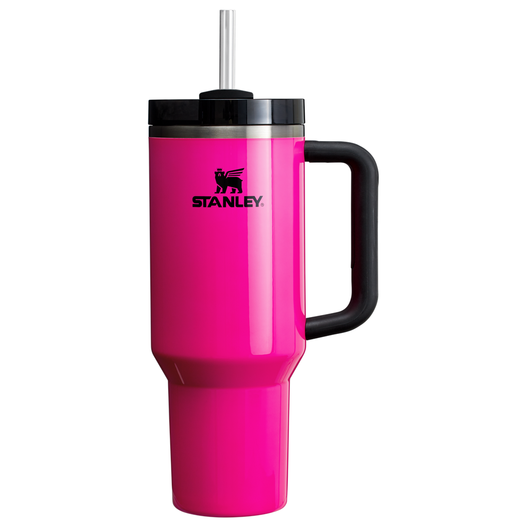 Splash-Resistant FlowState The Quencher H2.0 Flowstate Tumbler  | Stanley Create D332L - 40oz Large Capacity Car-Cup Friendly Quencher Detail