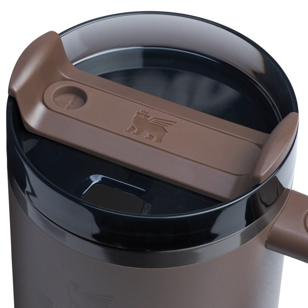 Splash-Resistant FlowState The Quencher H2.0 Flowstate Tumbler  | Stanley Create D332L - 40oz Large Capacity Car-Cup Friendly Quencher Detail