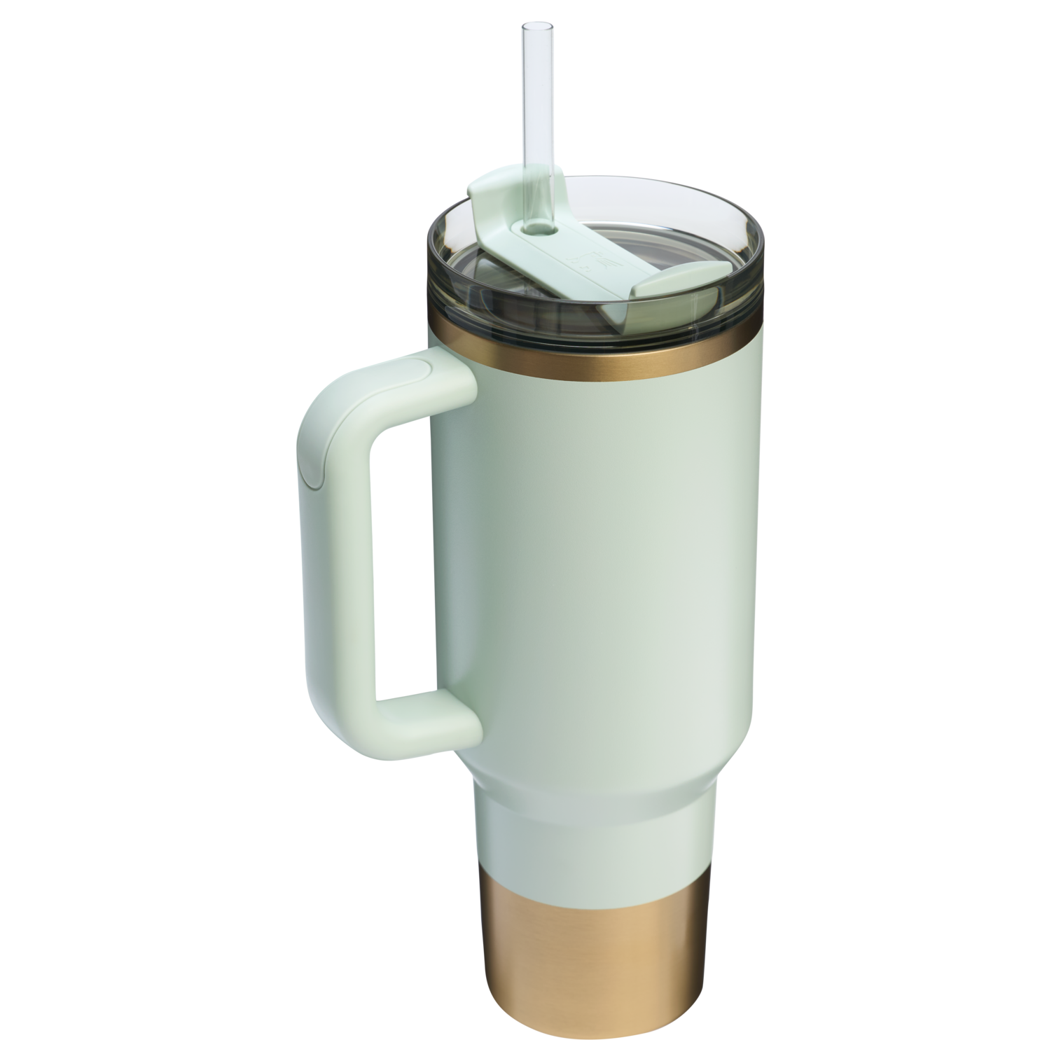 Splash-Resistant FlowState The Quencher H2.0 Flowstate Tumbler  | Stanley Create D332L - 40oz Large Capacity Car-Cup Friendly Quencher Detail
