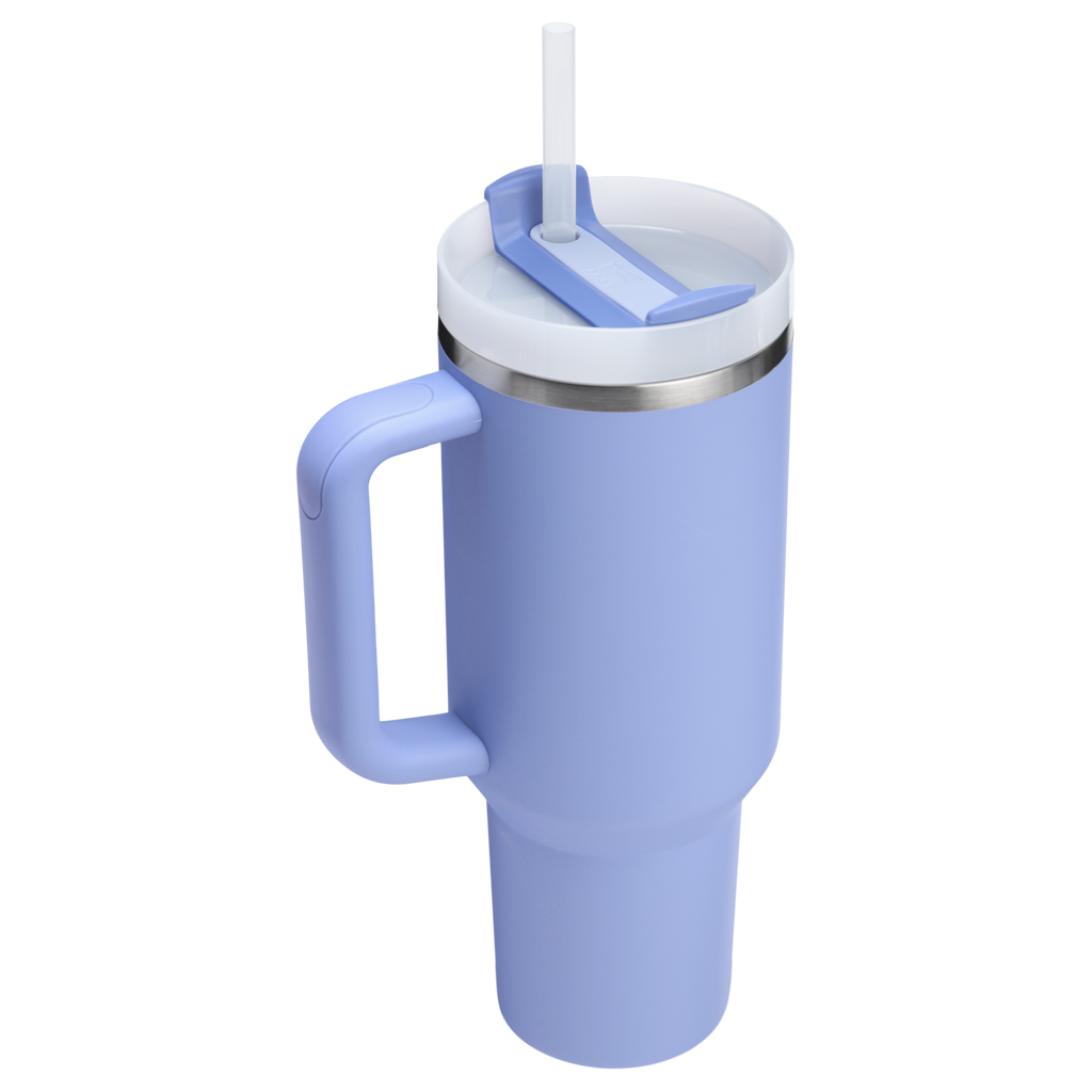 Splash-Resistant FlowState The Quencher H2.0 Flowstate Tumbler  | Stanley Create D332L - 40oz Large Capacity Car-Cup Friendly Quencher Detail