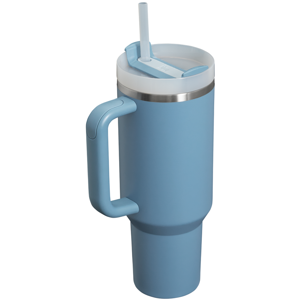 Splash-Resistant FlowState The Quencher H2.0 Flowstate Tumbler  | Stanley Create D332L - 40oz Large Capacity Car-Cup Friendly Quencher Detail