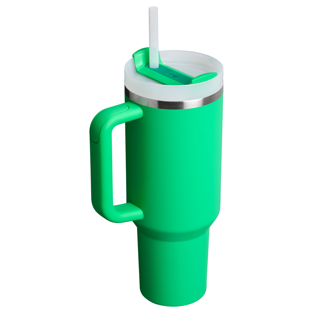 Splash-Resistant FlowState The Quencher H2.0 Flowstate Tumbler  | Stanley Create D332L - 40oz Large Capacity Car-Cup Friendly Quencher Detail