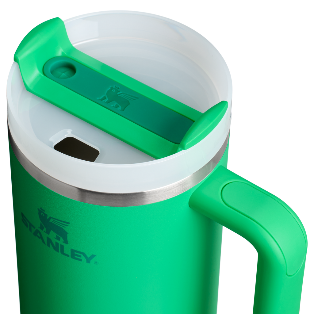 Splash-Resistant FlowState The Quencher H2.0 Flowstate Tumbler  | Stanley Create D332L - 40oz Large Capacity Car-Cup Friendly Quencher Detail