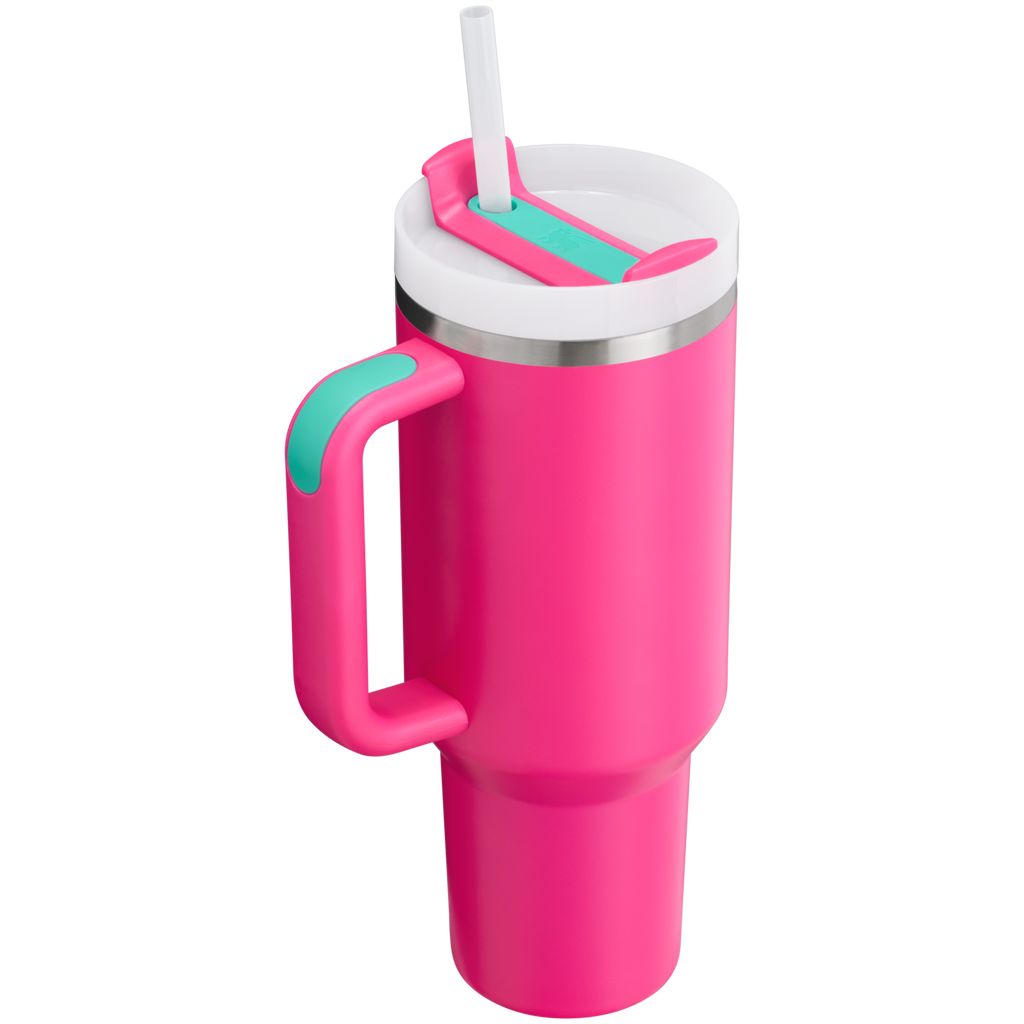 Splash-Resistant FlowState The Quencher H2.0 Flowstate Tumbler  | Stanley Create D332L - 40oz Large Capacity Car-Cup Friendly Quencher Detail