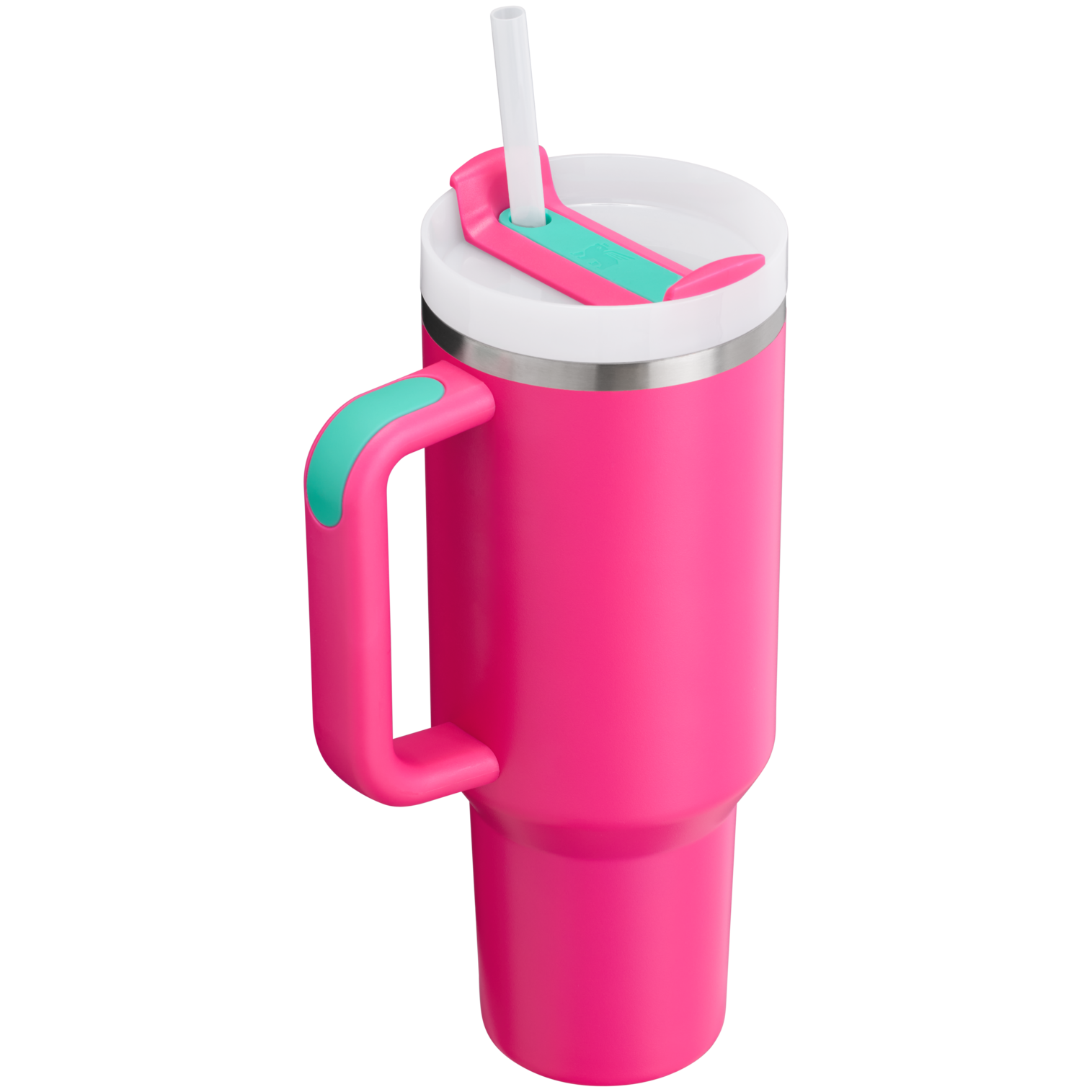 Splash-Resistant FlowState The Quencher H2.0 Flowstate Tumbler  | Stanley Create D332L - 40oz Large Capacity Car-Cup Friendly Quencher Detail
