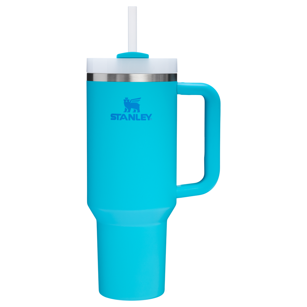 Splash-Resistant FlowState The Quencher H2.0 Flowstate Tumbler  | Stanley Create D332L - 40oz Large Capacity Car-Cup Friendly Quencher Detail