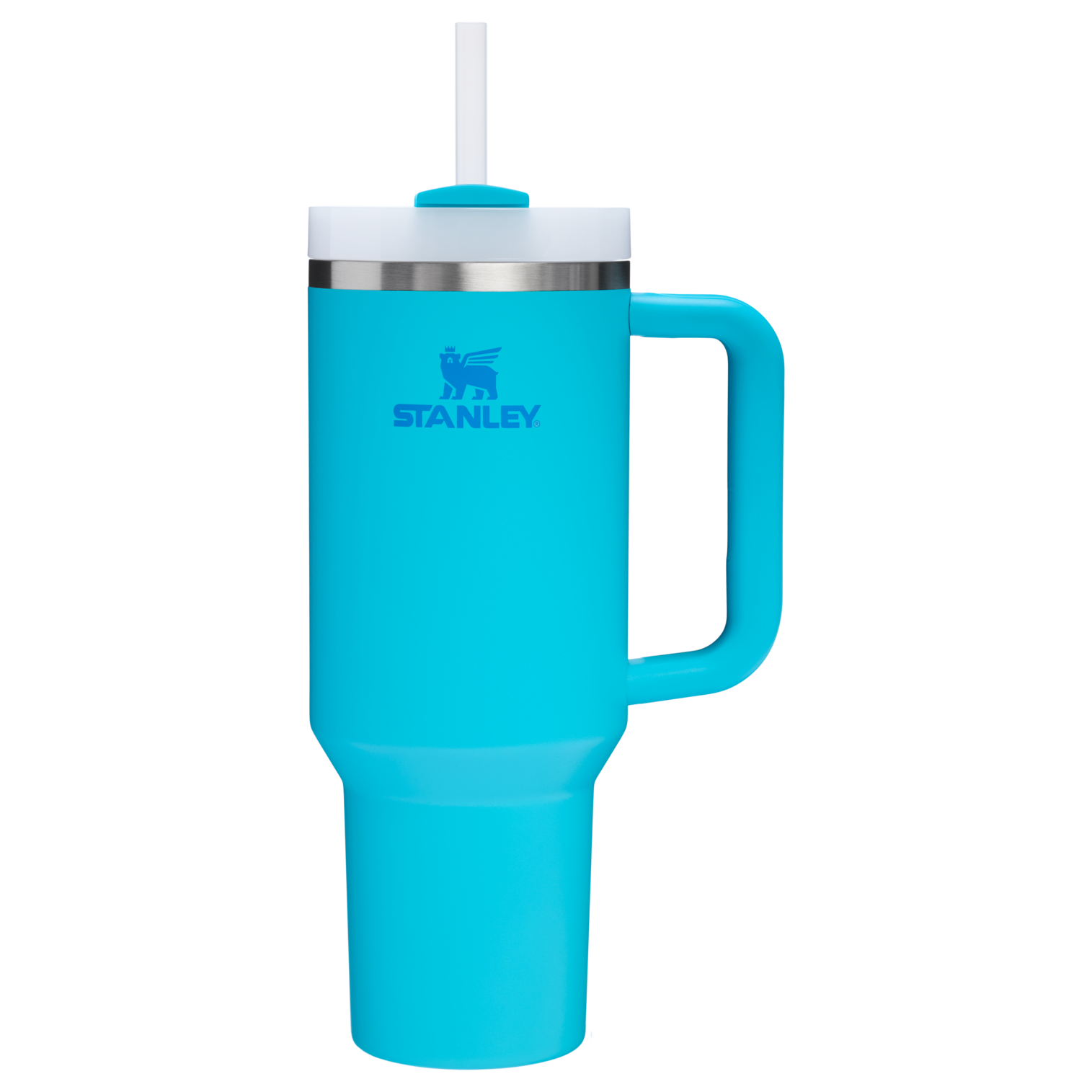 Splash-Resistant FlowState The Quencher H2.0 Flowstate Tumbler  | Stanley Create D332L - 40oz Large Capacity Car-Cup Friendly Quencher Detail