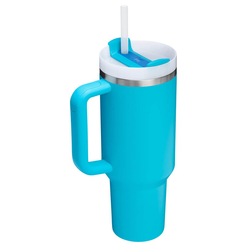 Splash-Resistant FlowState The Quencher H2.0 Flowstate Tumbler  | Stanley Create D332L - 40oz Large Capacity Car-Cup Friendly Quencher Detail