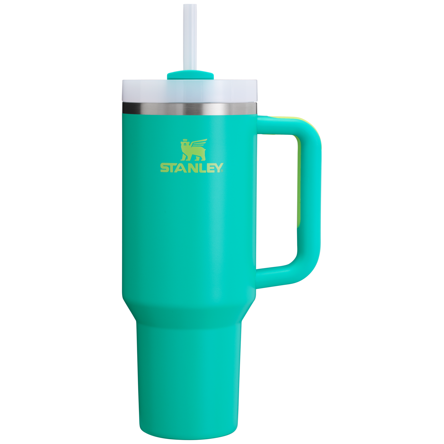 Splash-Resistant FlowState The Quencher H2.0 Flowstate Tumbler  | Stanley Create D332L - 40oz Large Capacity Car-Cup Friendly Quencher Detail