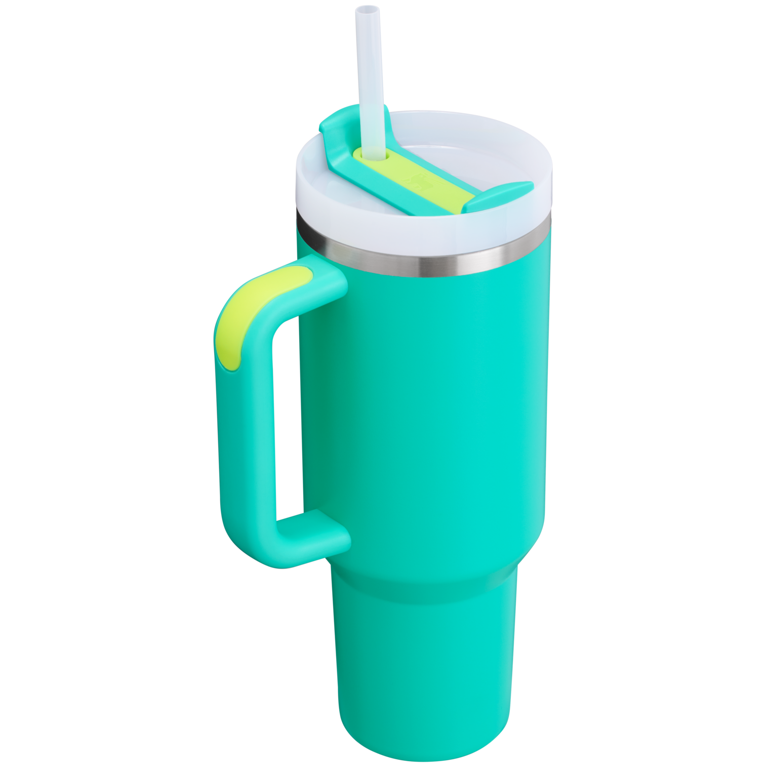 Splash-Resistant FlowState The Quencher H2.0 Flowstate Tumbler  | Stanley Create D332L - 40oz Large Capacity Car-Cup Friendly Quencher Detail