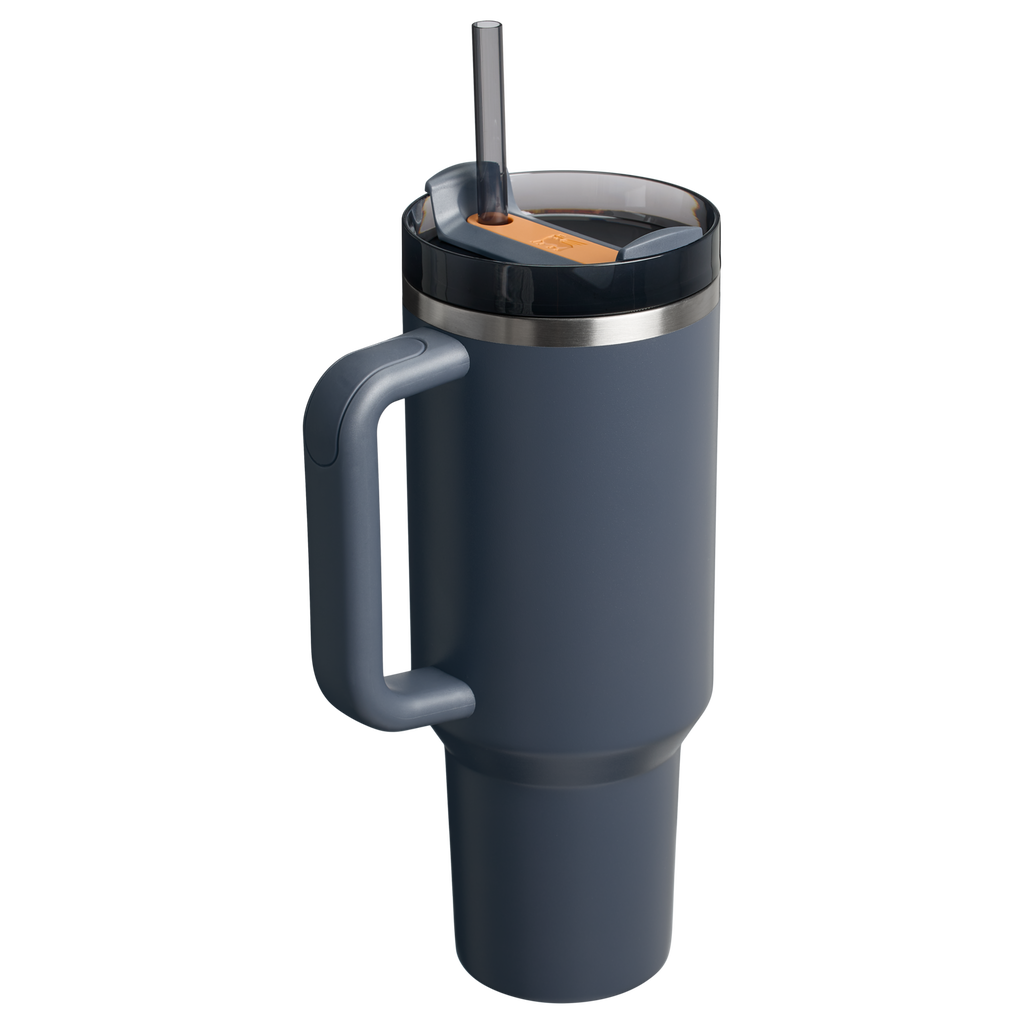 Splash-Resistant FlowState The Quencher H2.0 Flowstate Tumbler  | Stanley Create D332L - 40oz Large Capacity Car-Cup Friendly Quencher Detail