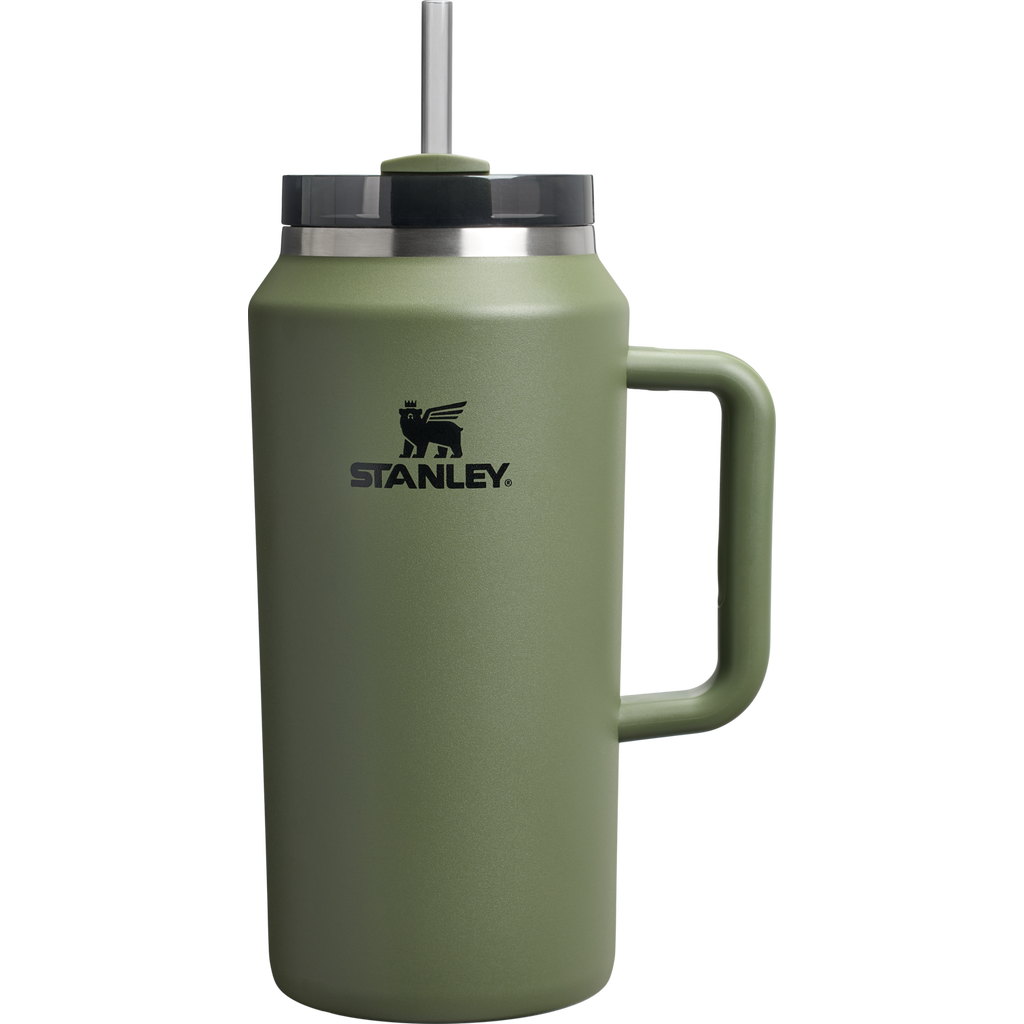 Splash-Resistant FlowState The Quencher H2.0 Flowstate Tumbler D033Q - 40oz Large Capacity Car-Cup Friendly Quencher - Dried Pine