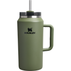 Insulated Travel The Quencher H2.0 Flowstate Tumbler D365U - Double-Wall Vacuum Insulated Travel Tumbler with Straw - Dried Pine