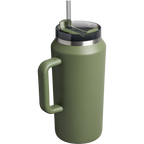 Insulated Travel The Quencher H2.0 Flowstate Tumbler D365U - Double-Wall Vacuum Insulated Travel Tumbler with Straw Detail