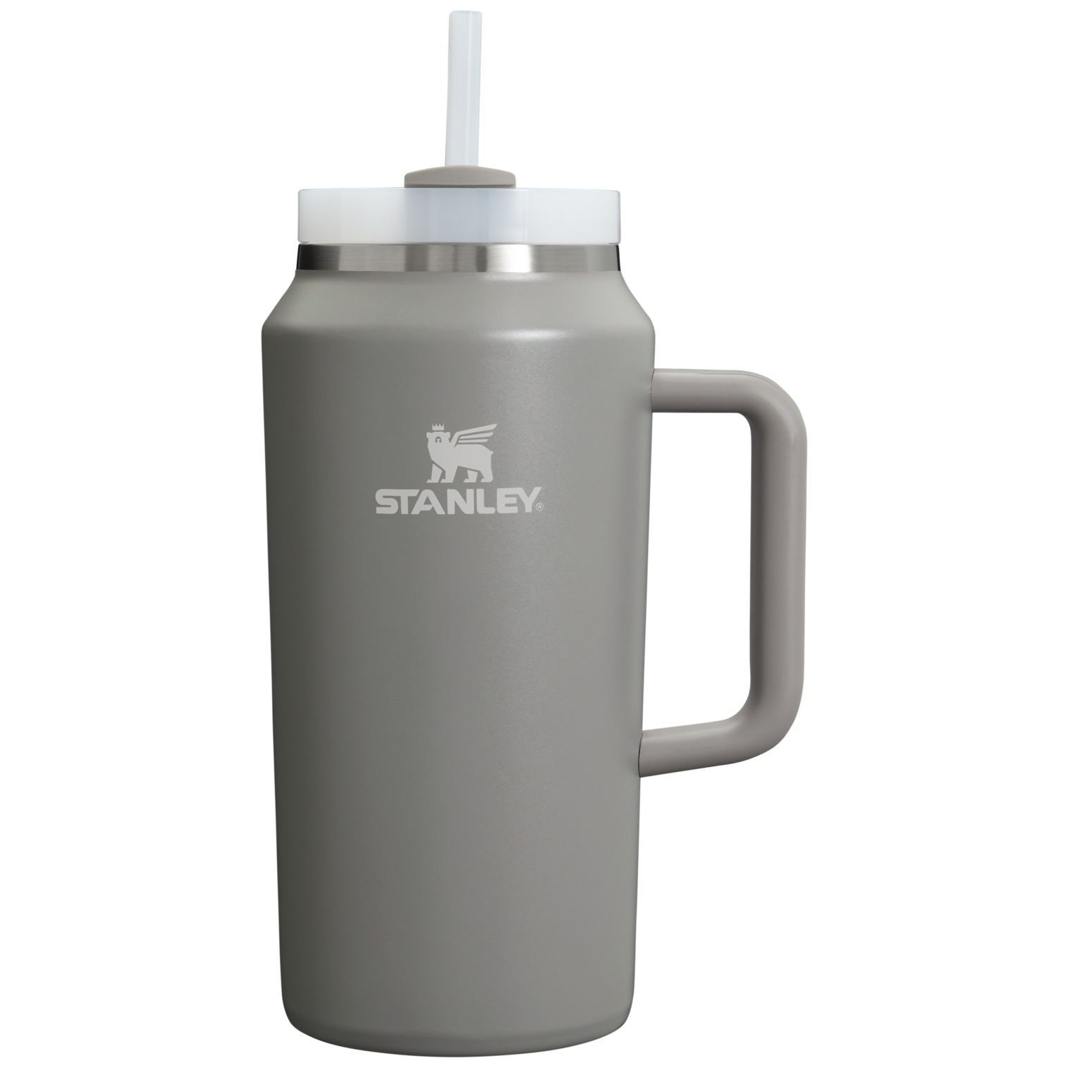 Splash-Resistant FlowState The Quencher H2.0 Flowstate Tumbler D033Q - 40oz Large Capacity Car-Cup Friendly Quencher - Stone
