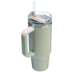 Splash-Resistant FlowState The Quencher H2.0 Flowstate Tumbler | Stanley Create D331C - FlowState 3-Position Lid Insulated Travel Mug Detail