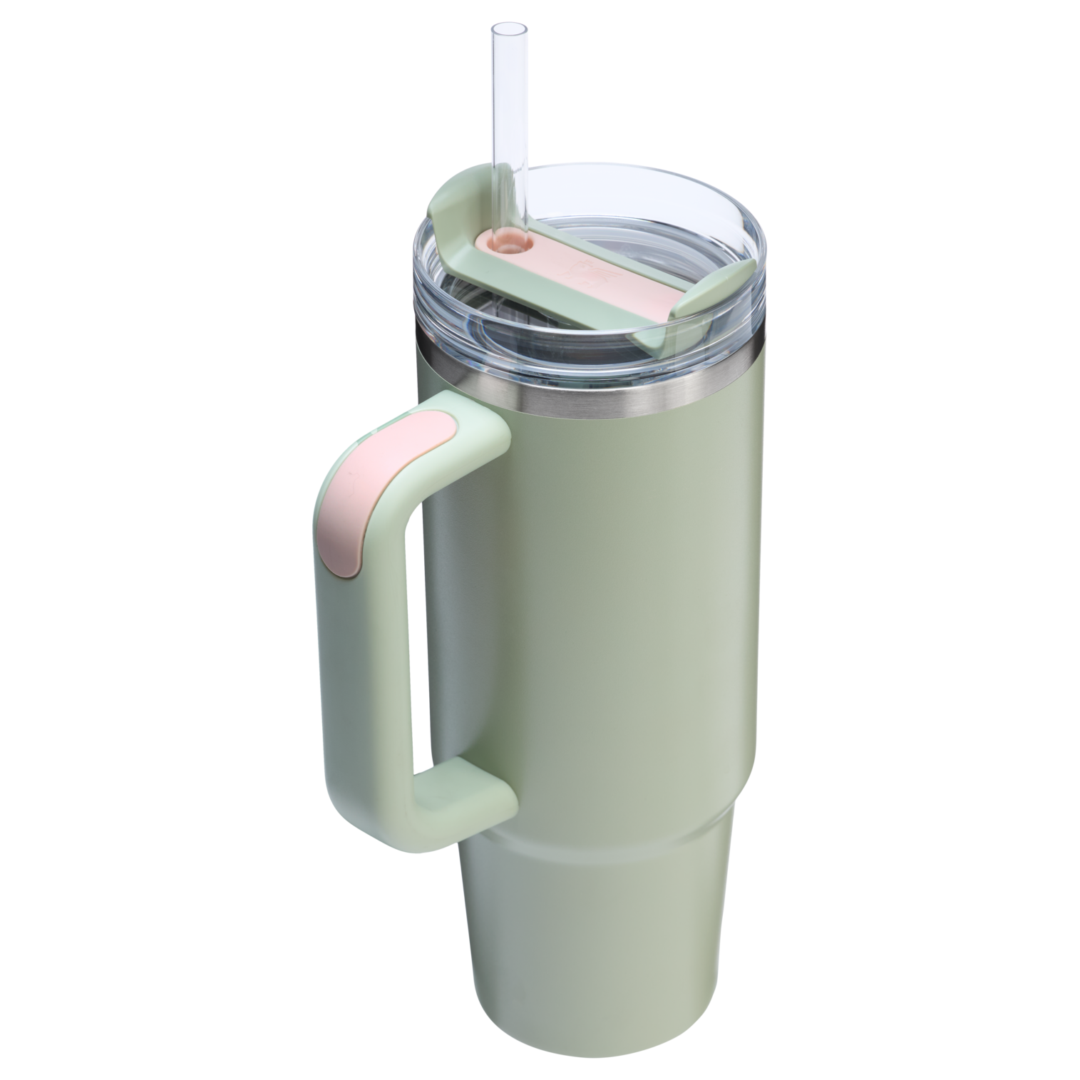 Splash-Resistant FlowState The Quencher H2.0 Flowstate Tumbler | Stanley Create D331C - FlowState 3-Position Lid Insulated Travel Mug Detail