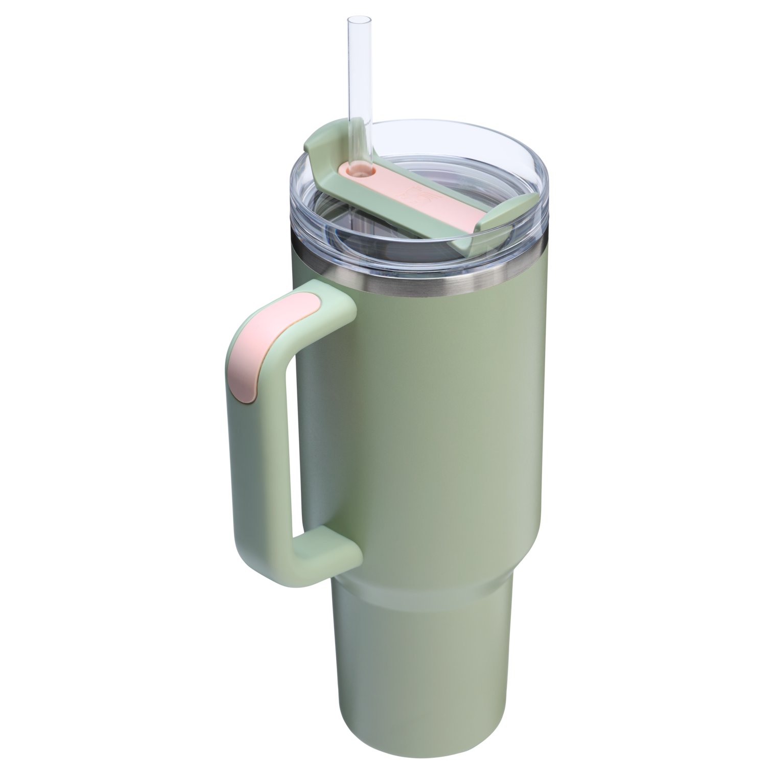 Splash-Resistant FlowState The Quencher H2.0 Flowstate Tumbler  | Stanley Create D332L - 40oz Large Capacity Car-Cup Friendly Quencher Detail