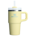 Large Capacity The Quencher H2.O Flowstate Tumbler D251V - Double-Wall Vacuum Insulated Travel Tumbler with Straw - Pomelo