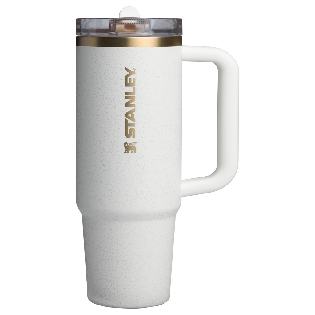 Splash-Resistant FlowState The Quencher H2.0 Flowstate Tumbler | Stanley Create D331C - FlowState 3-Position Lid Insulated Travel Mug Detail
