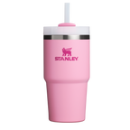Splash-Resistant FlowState The Quencher H2.0 Flowstate Tumbler | Stanley Create D330L - FlowState 3-Position Lid Insulated Travel Mug - Rose Quartz 2.0