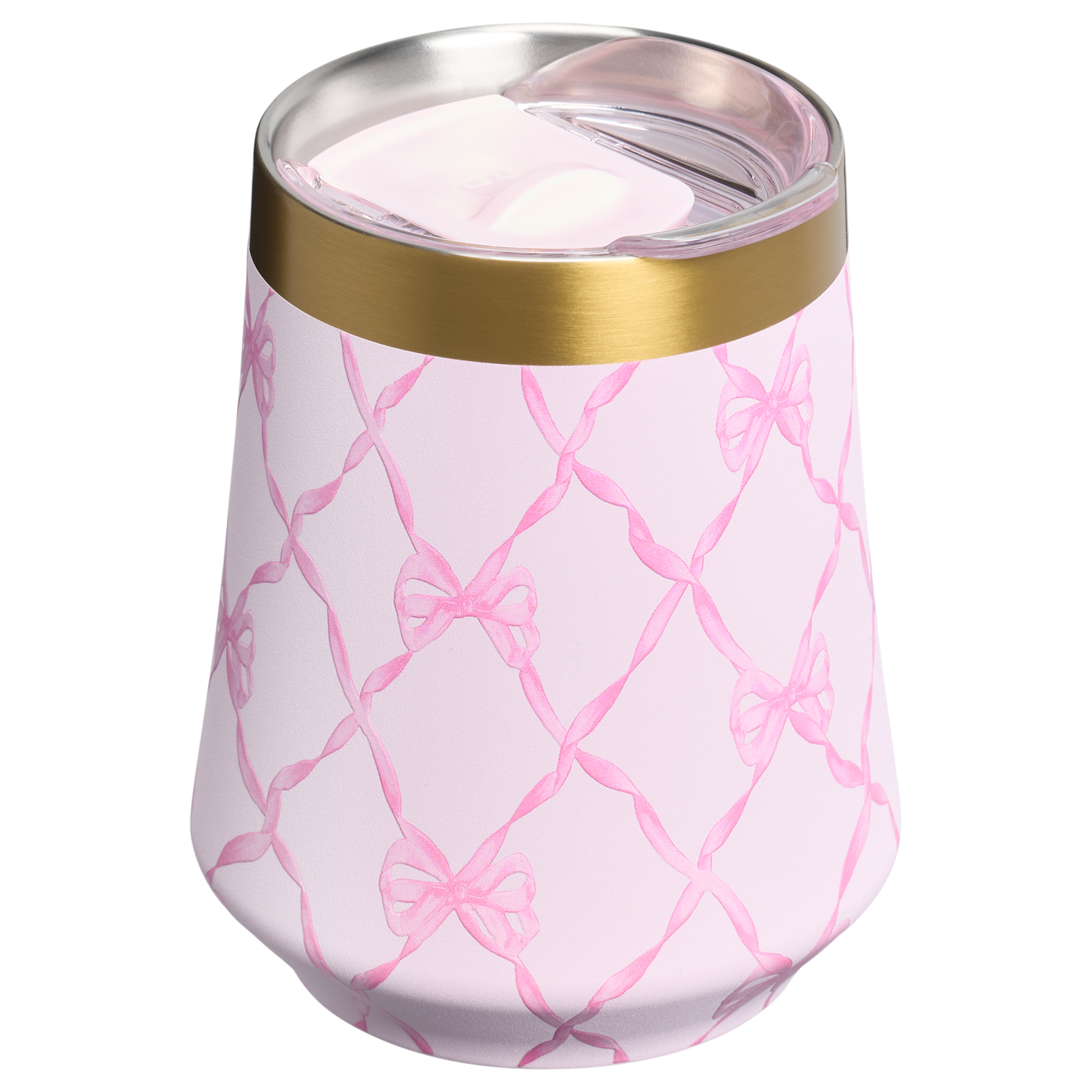 Premium Matte Stanley 1913 x LoveShackFancy Holiday Reserve Wine Tumbler D204X - Premium Insulated Egg-Shaped Wine Glass for Outdoors Detail