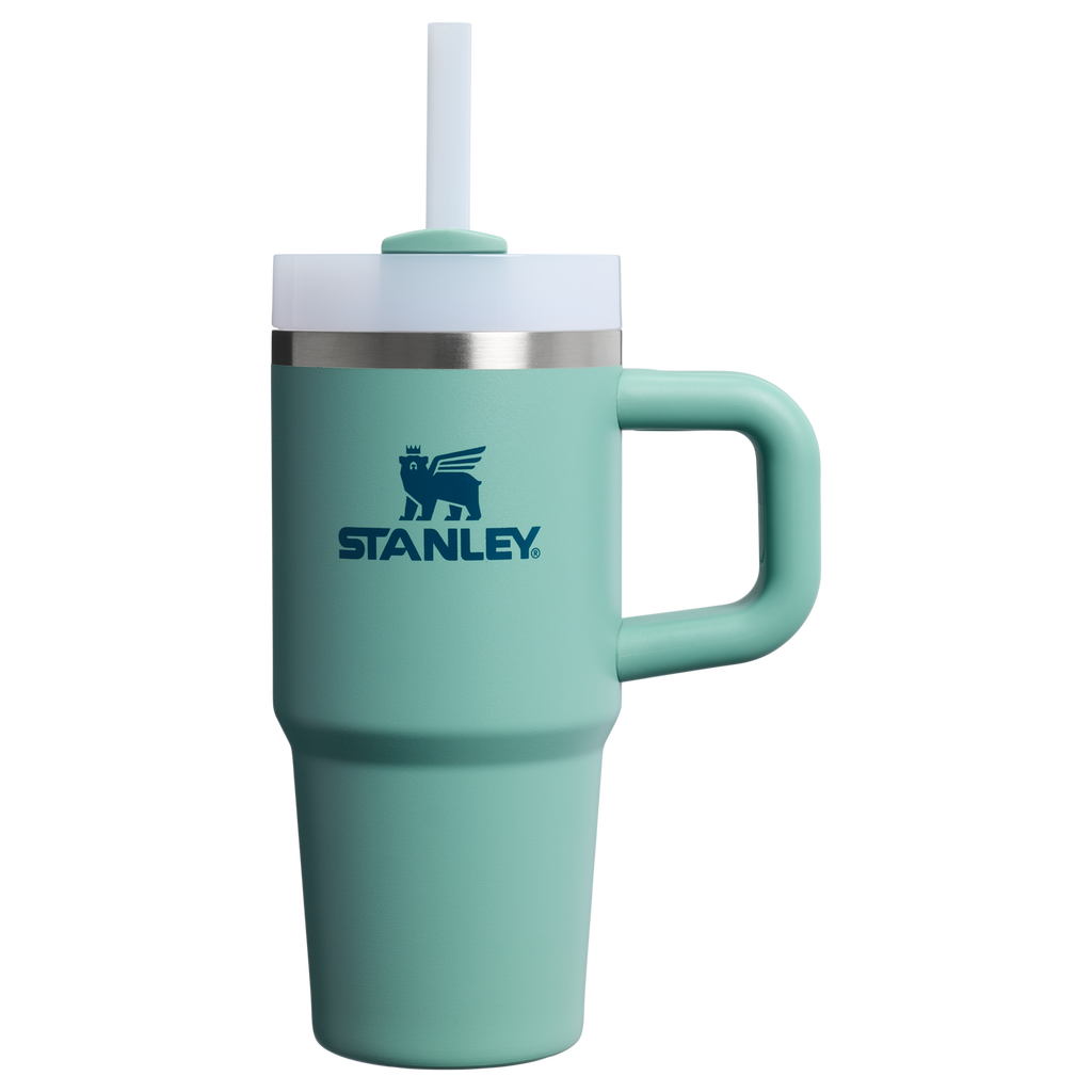 Large Capacity The Quencher H2.O Flowstate Tumbler | Stanley Create D291F - Double-Wall Vacuum Insulated Travel Tumbler with Straw Detail