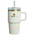 Car-Cup Friendly The Easter Quencher H2.0  Flowstate Tumbler D259S - 40oz Large Capacity Car-Cup Friendly Quencher - Spring Blossoms