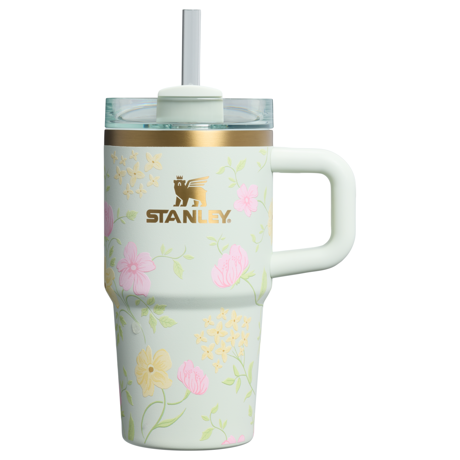 Car-Cup Friendly The Easter Quencher H2.0  Flowstate Tumbler D259S - 40oz Large Capacity Car-Cup Friendly Quencher - Spring Blossoms