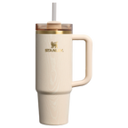 Car-Cup Friendly The Cheers & Cheer Quencher H2.0 Flowstate Tumbler D189S - 40oz Large Capacity Car-Cup Friendly Quencher - Birch Woodgrain