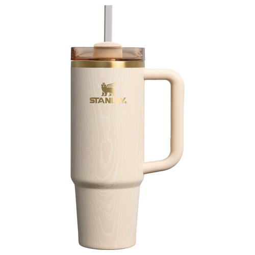 Car-Cup Friendly The Cheers & Cheer Quencher H2.0 Flowstate Tumbler D189S - 40oz Large Capacity Car-Cup Friendly Quencher - Birch Woodgrain