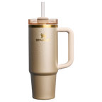 Car-Cup Friendly The Cheers & Cheer Quencher H2.0 Flowstate Tumbler D189S - 40oz Large Capacity Car-Cup Friendly Quencher - Prosecco Shimmer