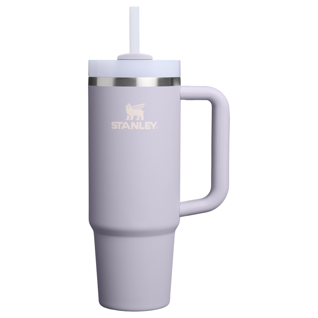 Splash-Resistant FlowState The Quencher H2.0 Flowstate Tumbler D051L - 40oz Large Capacity Car-Cup Friendly Quencher - Purple Dust