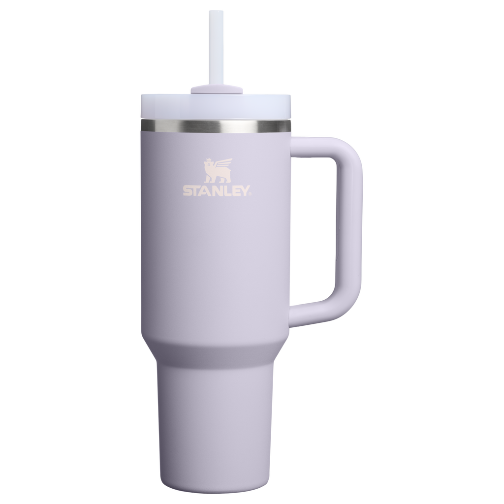 Insulated Travel The Quencher H2.0 Flowstate Tumbler D050X - Double-Wall Vacuum Insulated Travel Tumbler with Straw - Purple Dust