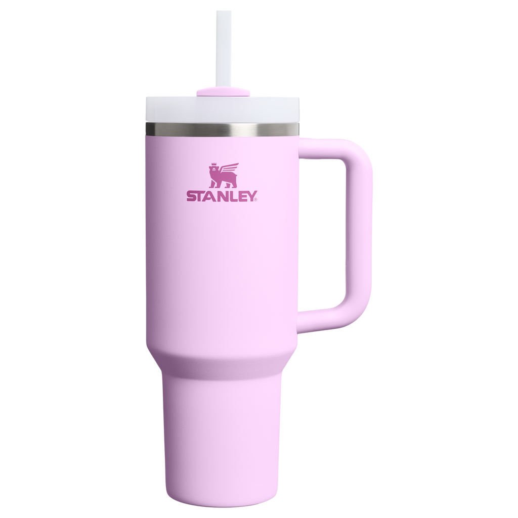 Insulated Travel The Quencher H2.0 Flowstate Tumbler D050X - Double-Wall Vacuum Insulated Travel Tumbler with Straw - Soft Orchid