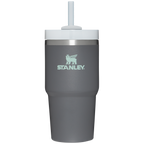 Car-Cup Friendly The Quencher H2.0 Flowstate Tumbler D030T - Double-Wall Vacuum Insulated Travel Tumbler with Straw - Charcoal