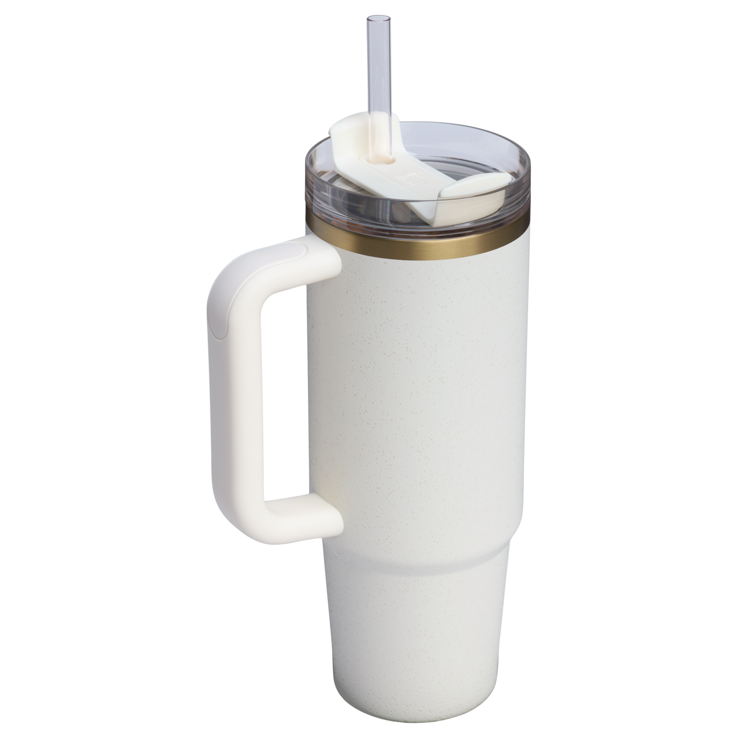 Splash-Resistant FlowState The Quencher H2.0 Flowstate Tumbler | Stanley Create D331C - FlowState 3-Position Lid Insulated Travel Mug Detail