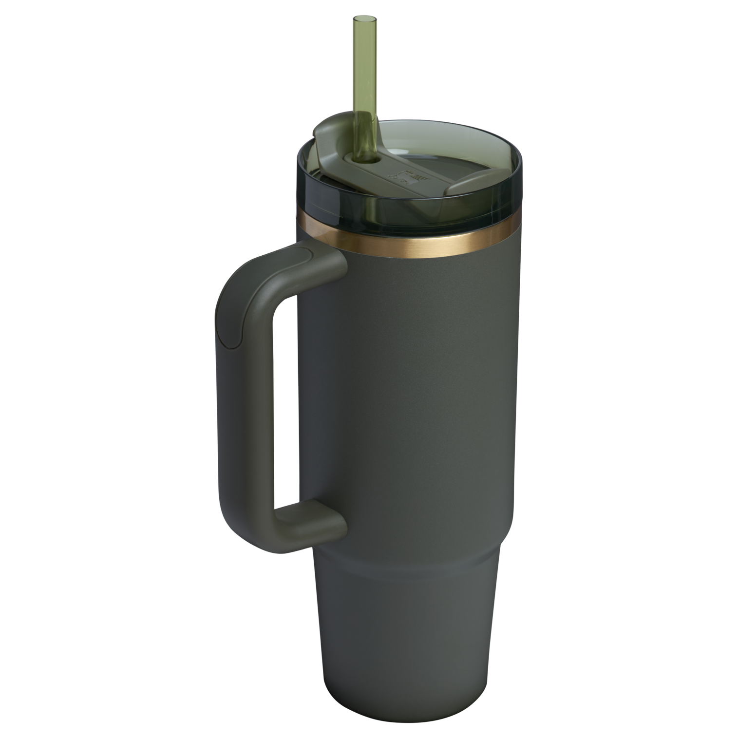 Splash-Resistant FlowState The Quencher H2.0 Flowstate Tumbler | Stanley Create D331C - FlowState 3-Position Lid Insulated Travel Mug Detail