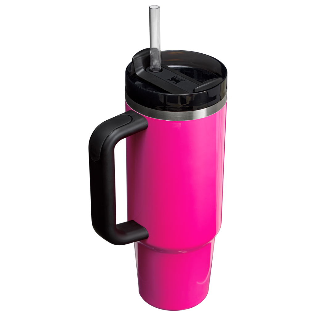 Splash-Resistant FlowState The Quencher H2.0 Flowstate Tumbler | Stanley Create D331C - FlowState 3-Position Lid Insulated Travel Mug Detail