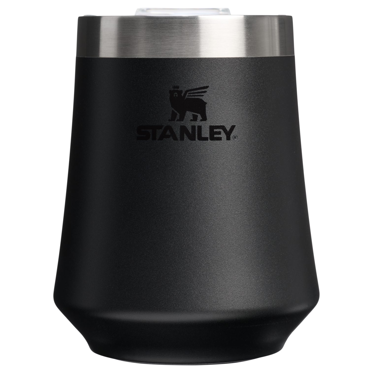 Premium Matte The Reserve Wine Tumbler | Stanley Create D302P - Elegant Stemless Vacuum Insulated Wine Tumbler - Black 2.0
