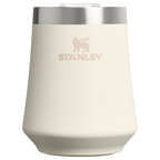 Premium Matte The Reserve Wine Tumbler | Stanley Create D302P - Elegant Stemless Vacuum Insulated Wine Tumbler - Cream