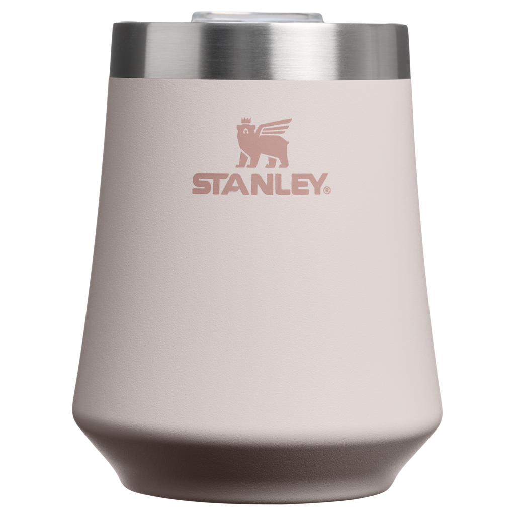 Premium Matte The Reserve Wine Tumbler | Stanley Create D302P - Elegant Stemless Vacuum Insulated Wine Tumbler - Rose Quartz