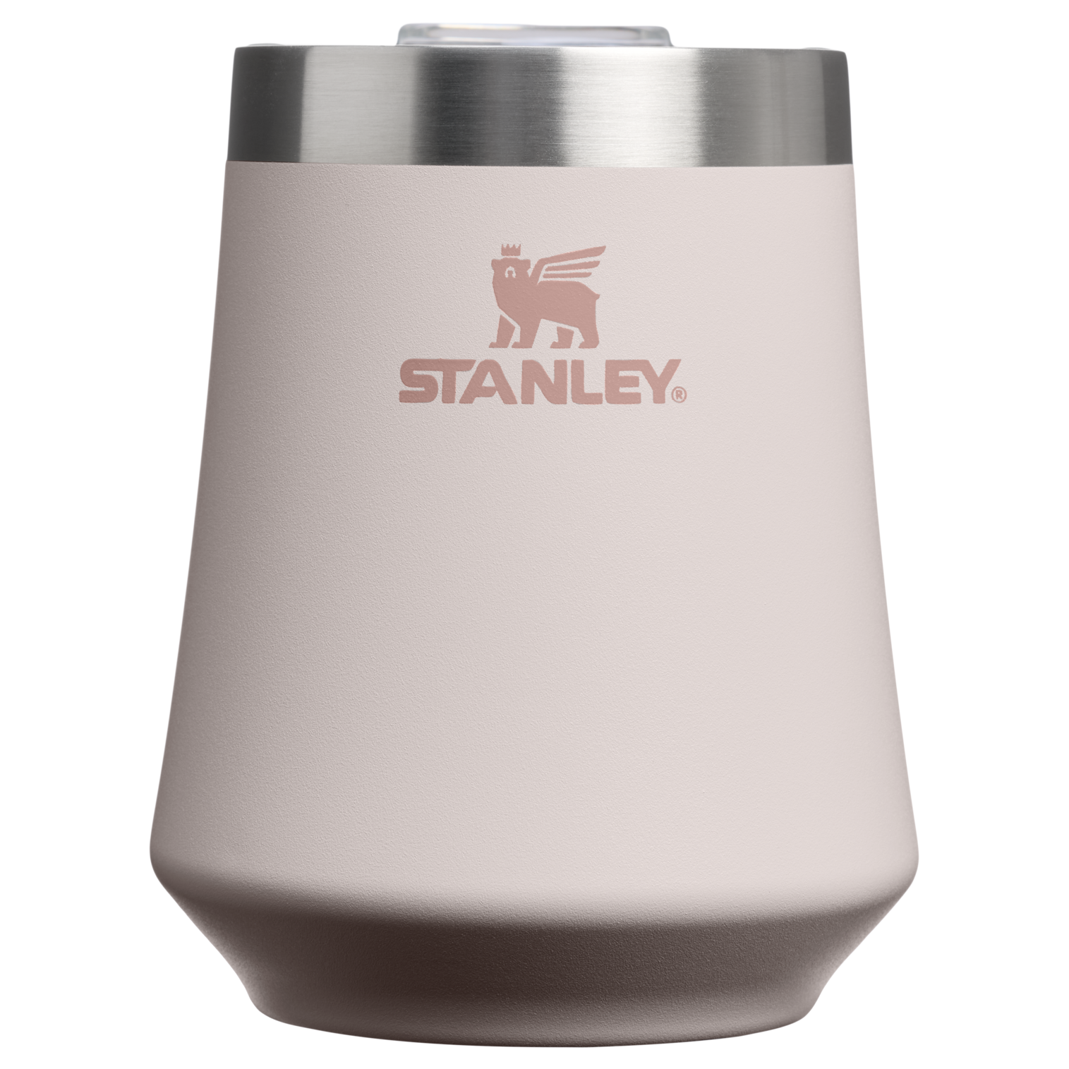 Elegant Stemless The Reserve Wine Tumbler D125V - Reserve Collection Stainless Steel Whiskey Cup - Rose Quartz