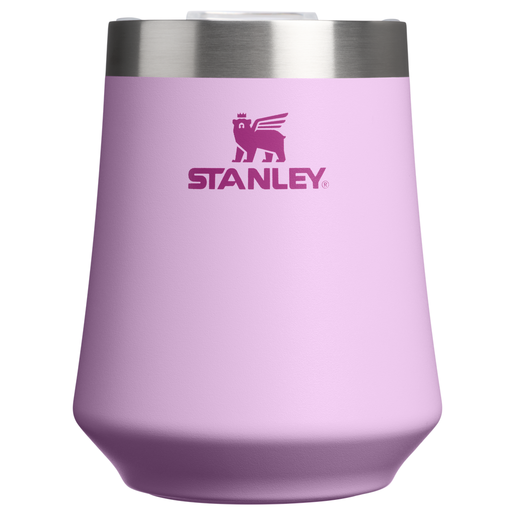Premium Matte The Reserve Wine Tumbler | Stanley Create D302P - Elegant Stemless Vacuum Insulated Wine Tumbler - Soft Orchid