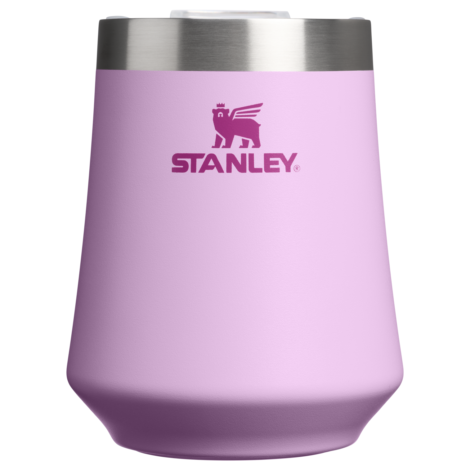 Premium Matte The Reserve Wine Tumbler | Stanley Create D302P - Elegant Stemless Vacuum Insulated Wine Tumbler - Soft Orchid